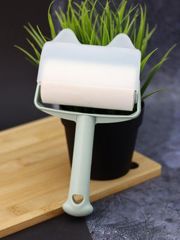 Ролик для чистки одежды в футляре "Cute blue cat", 10 см*60 листов