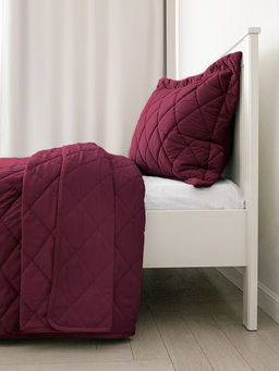 Наволочки декоративные велюр 50x70 (2шт) бордовый - Denastia фото 6