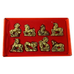 Лошадь символ 2026 года уп-8шт символ силы, мощи, достижения цели и победы 5см-5,5см