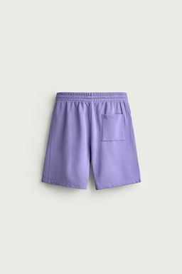 BERMUDA JOGGER B?SICA LAVADA / Morado - Zara фото 8