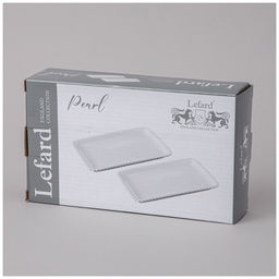 НАБОР БЛЮД LEFARD PEARL ПРЯМОУГ. 2 ШТ. 20*12*2 СМ  фото 4