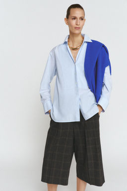 ZW COLLECTION POPLIN SHIRT - Zara фото 23