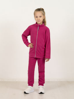 Костюм детский флисовый фуксия 762(ш) (104, 56)