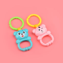 Коврик развивающий/ходунки "Веселые друзья" розовый, с пианино, в коробке