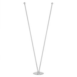 Цена за 2 шт. Флагшток напольный двойной 2 м, выдвижной, платформа d-30 см - Simaland фото 2