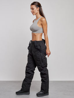 Горнолыжный костюм женский большого размера зимний темно-зеленого цвета 02366TZ - Chunmai фото 19