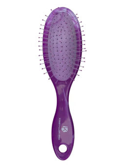Kristaller Расчёска массажная для волос / Мини 2190S, пластик, 17,8 см, фиолетовый