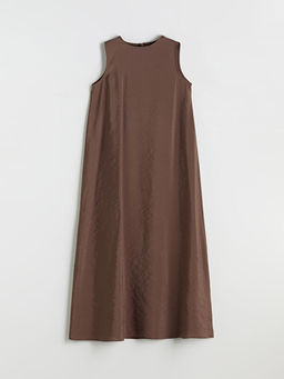 Bisiklet Yaka Modal Kar???ml? A Kesim Elbise