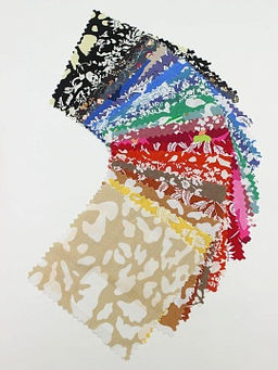 Комплект образцов Штапель принт №4