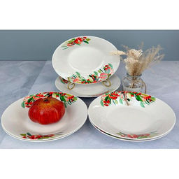 Тарелка суповая 20 см JEWEL Рябина (фарфор)