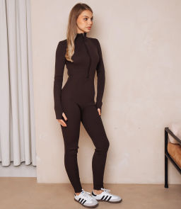 Комбинезон #КТ9180, шоколадный - Dommod фото 2