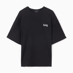 Футболка женская MIST Lucky, размер L-XL, чёрная