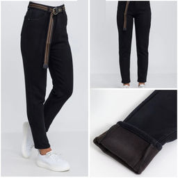 Джинсы утепленные