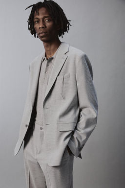 BLAZER TRAJE ESTRUCTURA / Gris claro - Zara фото 6