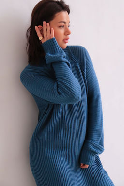 Martichelli Платье вязаное в цвете морской волны  фото 21