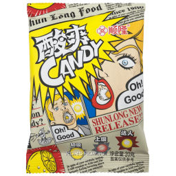Кислые конфеты со вкусом лимона Shunlong, Китай, 20 г