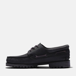 Мужские мокасины Timberland Authentics 3 Eye Classic серые  фото 6