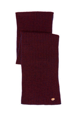 Мужской бордово-красный шарф Неожиданная скидка в корзине