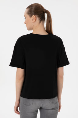 Kad_n Siyah Ti__rt Sepette S_rpriz _ndirim - U.s. polo assn фото 12