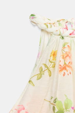 TOP HALTER ESTAMPADO FLORAL / Multicolor - Zara фото 9