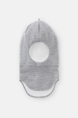 КВ 20311/24ш/св.серый меланж шапка-шлем дет