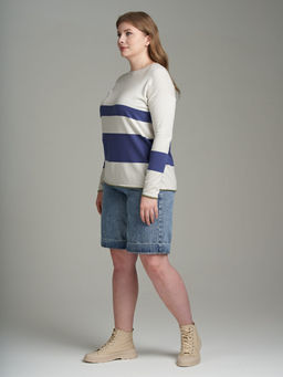 ДЖЕМПЕР OVERSIZE ИЗ НАТУРАЛЬНОЙ ПРЯЖИ
