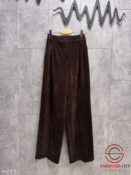 Вельветовые брюки с резинкой на спинке