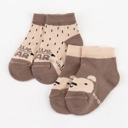 Носки детские Крошка Я «Мишка», 2 пары, 10-12 см