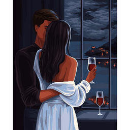 Картина по номерам для взрослых на холсте с подрамником «Свидание», 40×50 см