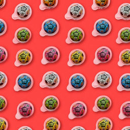 Цена за 40 шт. Жевательная резинка Футбольный мяч с начинкой, 40 * 16 г - Simaland фото 3