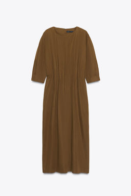 ZW COLLECTION PLEATED MIDI DRESS - Zara фото 6
