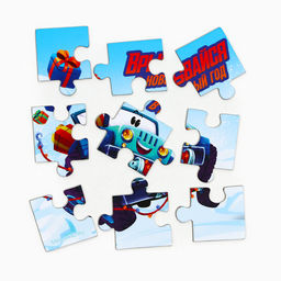 Цена за 3 шт. ПАЗЛЫ 9 элементов Тачка - Artfox фото 3