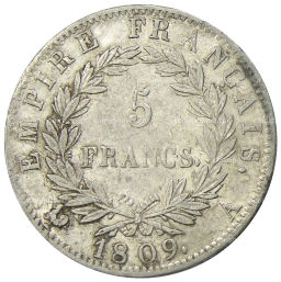 5 франков 1809 года A Франция
