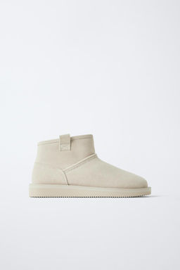 LINED LEATHER ANKLE BOOTS