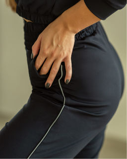 Брюки спортивные с кантом Street черные - Rowan фото 3