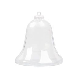 Love2art PLB-017 Заготовка для декорирования колокольчик пластик 8.7 х 8.5 х 8.5 см 10 шт прозрачный