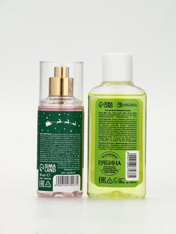 Подарочный набор новогодний Снеговичок, гель для душа 100 мл и мист для тела, URAL LAB