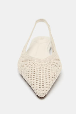 ZAPATO CROCHET / Blanco Crudo - Zara фото 4