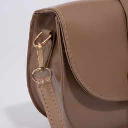 Сумка-мессенджер на магните, цвет бежевый - Simaland фото 4