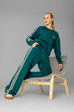 Арт. 2544   Костюм женский с брюками 44-52 (5 шт) Цвет:изумруд