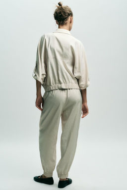 SHORT SLEEVE SAFARI SHIRT - Zara фото 6