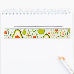 Цена за 10 шт. Линейка-закладка, картон, 25 см Авокадо - Artfox фото 4