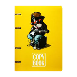Тетрадь на кольцах, в клетку, 160 листов CoopyBook. Dog пластиковая обложка, блок офсет