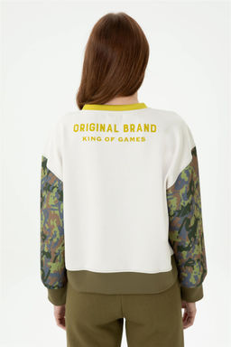 Женский свитшот цвета хаки - U.s. polo assn фото 13