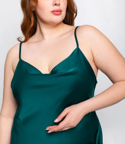 Платье #БШ2419, изумрудный