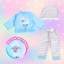 Одежда для пупса Барашки, штаны, кофточка, шапочка - Simaland фото 4