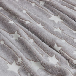 Плед светящийся в темноте Этель «Звездное небо» 200×220 см, корал-флис