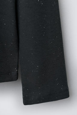 AGES 6-14 / EMBROIDERED GLITTER PYJAMAS - Zara фото 7