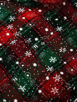 Корзина плетёная для хранения «Новогодняя», 32×32×14 см, ручка h=14 см, зелёная