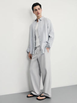 Брюки relax со льном / Zarina